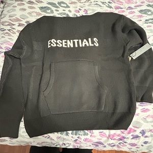 knit essentials hoodie
